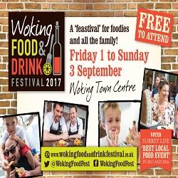 Headline Design & Print working with Woking Food & Drink Festival